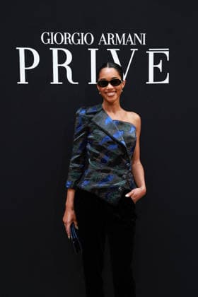 Laura Harrier at the Giorgio Armani Privé Fall Winter 2026–2027 Haute Couture Collection fashion show during Paris Fashion Week, July 7, 2026 Celebrities at the Giorgio Armani Privé Fall Winter 2026–2027 Haute Couture Collection fashion show during Paris Fashion Week, July 7, 2026, Paris, France  Copyright: xFlorianxLaviellex xBestimagexFlorianxLaviellex xBestimagex