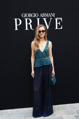 Benedikte Throustrup at the Giorgio Armani Privé Fall Winter 2026–2027 Haute Couture Collection fashion show during Paris Fashion Week, July 7, 2026 Celebrities at the Giorgio Armani Privé Fall Winter 2026–2027 Haute Couture Collection fashion show during Paris Fashion Week, July 7, 2026, Paris, France  Copyright: xFlorianxLaviellex xBestimagexFlorianxLaviellex xBestimagex