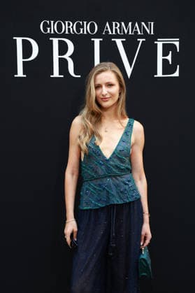 Benedikte Throustrup at the Giorgio Armani Privé Fall Winter 2026–2027 Haute Couture Collection fashion show during Paris Fashion Week, July 7, 2026 Celebrities at the Giorgio Armani Privé Fall Winter 2026–2027 Haute Couture Collection fashion show during Paris Fashion Week, July 7, 2026, Paris, France  Copyright: xFlorianxLaviellex xBestimagexFlorianxLaviellex xBestimagex