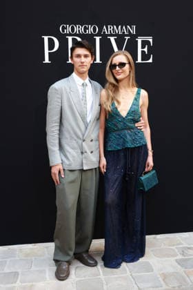 Count Nikolai and Benedikte Throustrup at the Giorgio Armani Privé Fall Winter 2026–2027 Haute Couture Collection fashion show during Paris Fashion Week, July 7, 2026 Celebrities at the Giorgio Armani Privé Fall Winter 2026–2027 Haute Couture Collection fashion show during Paris Fashion Week, July 7, 2026, Paris, France  Copyright: xFlorianxLaviellex xBestimagexFlorianxLaviellex xBestimagex