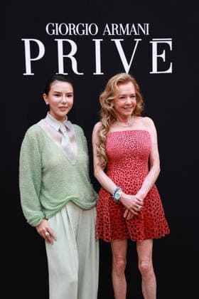 Talia Yan and Caroline Scheufele at the Giorgio Armani Privé Fall Winter 2026–2027 Haute Couture Collection fashion show during Paris Fashion Week, July 7, 2026 Celebrities at the Giorgio Armani Privé Fall Winter 2026–2027 Haute Couture Collection fashion show during Paris Fashion Week, July 7, 2026, Paris, France  Copyright: xFlorianxLaviellex xBestimagexFlorianxLaviellex xBestimagex