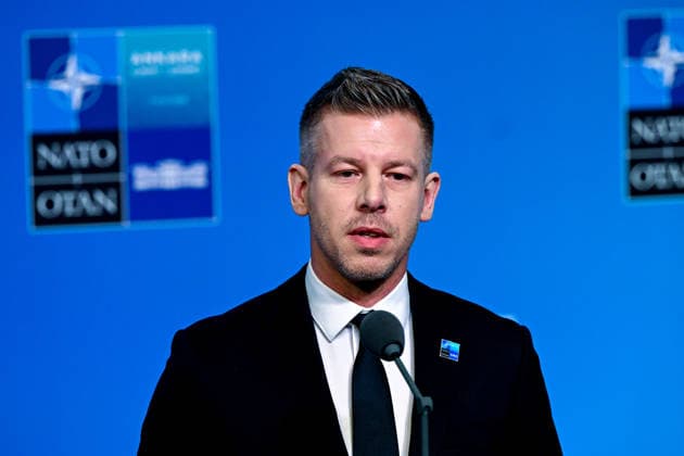 36th NATO Summit in Ankara ANKARA, TURKIYE - JULY 08: Hungarian Prime Minister Peter Magyar makes a statement to the press ahead of the main session of the North Atlantic Council Meeting during the second day of the 36th NATO Heads of State and Government Summit in Ankara, Turkiye on July 08, 2026. Dogukan Keskinkilic Anadolu Ankara Turkey. Editorial use only. Please get in touch for any other usage.  Copyright: x2026xAnadoluxDogukanxKeskinkilicx