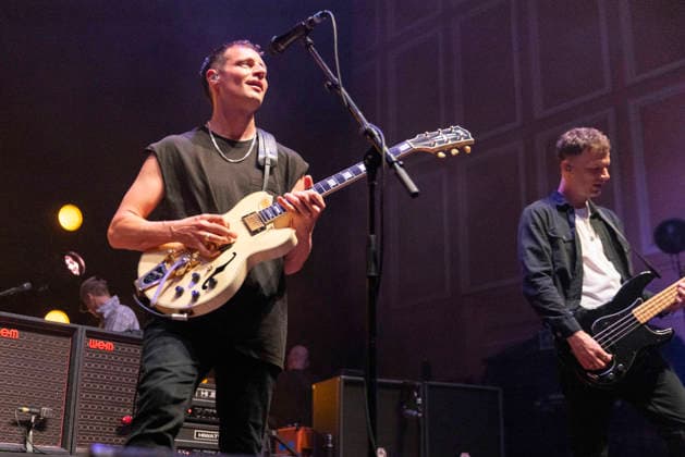 The Maccabees , performs live, at o2 City Hall, Newcastle, on 7 July 2026 Hugo Whitr of The Maccabees , performs live, at o2 City Hall, Newcastle, on 7 July 2026, Credit:David Wala Avalon Tyne & Wear, Newcastle  Copyright: xDavidxWalax xAvalonx 1115121270