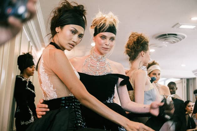 Yulia Saparniyazovan, Tanya Dziahileva Paris Fashion Week HC AW26 Yanina Couture 458030 July 7, 2026  Copyright: xJean-BaptistexSoulliatx xStarfacex STAR_458030_009