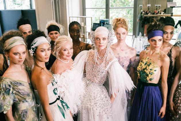 Yulia Saparniyazovan, Tanya Dziahileva Paris Fashion Week HC AW26 Yanina Couture 458030 July 7, 2026  Copyright: xJean-BaptistexSoulliatx xStarfacex STAR_458030_021
