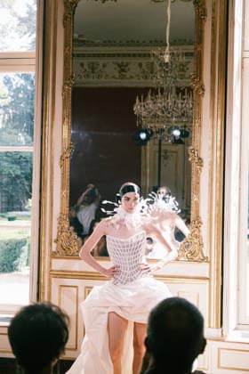 Sanne de Roo Paris Fashion Week HC AW26 Georges Chakra 458030 July 7, 2026  Copyright: xJean-BaptistexSoulliatx xStarfacex STAR_458030_053