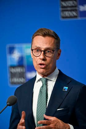 LKS 20260708 President of Finland Alexander Stubb arrives at the 36th NATO Heads of State and Government Summit in Ankara, Turkey, on July 8, 2026. - EMMI KORHONEN Ankara Turkey  Copyright: xEmmixKorhonenx wyPklEFsH8U