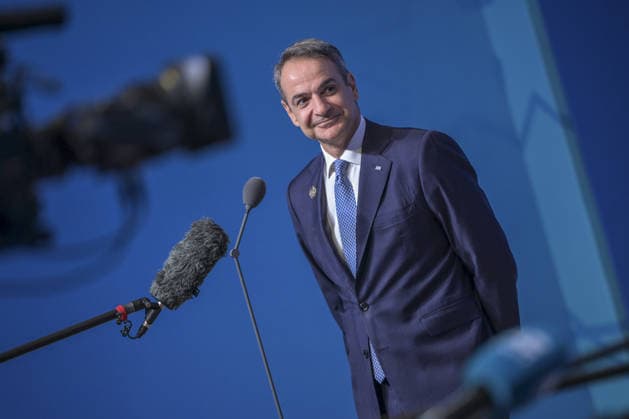 36th NATO Summit in Ankara ANKARA, TURKIYE - JULY 08: Greek Prime Minister Kyriakos Mitsotakis makes a statement to the press ahead of the main session of the North Atlantic Council Meeting during the second day of the 36th NATO Heads of State and Government Summit in Ankara, Turkiye on July 08, 2026. Ozge Elif Kizil Anadolu Ankara Turkey. Editorial use only. Please get in touch for any other usage.  Copyright: x2026xAnadoluxOzgexElifxKizilx