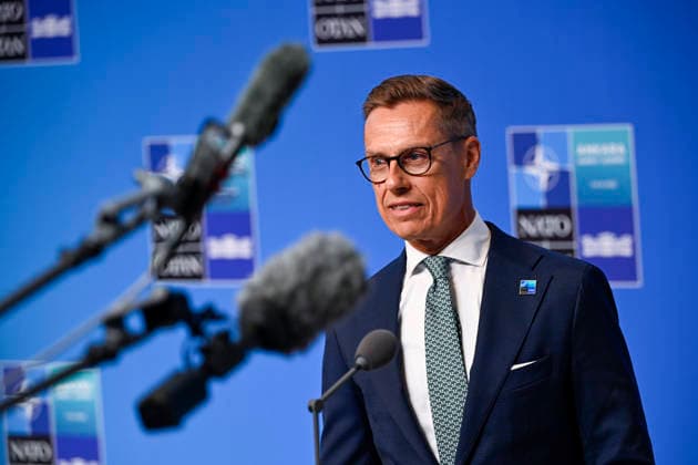 LKS 20260708 President of Finland Alexander Stubb arrives at the 36th NATO Heads of State and Government Summit in Ankara, Turkey, on July 8, 2026. - EMMI KORHONEN Ankara Turkey  Copyright: xEmmixKorhonenx ialvDVLcH4g