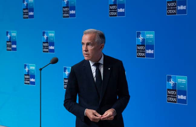 July 8, 2026, Ankara, Turkey: Prime Minister Mark Carney arrives at the NATO Summit in Ankara, Turkey, Wednesday, July 8, 2026. Ankara Turkey  - ZUMAc35_ 20260708_zaf_c35_007 Copyright: xAdrianxWyldx