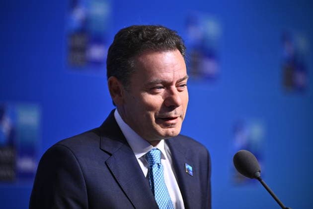 ANKARA, TURKIET 20260708 Portugals premiärminister Luis Montenegro talar under Nato-toppmötet i Ankara, Turkiet. ANKARA TURKIET x10430x *** ANKARA, TURKEY 20260708 Portuguese Prime Minister Luis Montenegro speaks during the NATO summit in Ankara, Turkey ANKARA TURKEY x10430x  Copyright: xChristinexOlsson TTx NATO-TOPPMÖTE ANKARA 2026 f814wuFyggs