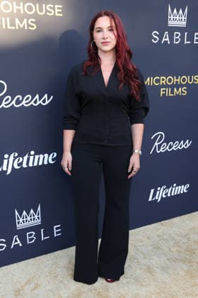 Los Angeles CA July 07: Zenna Hodge. at Microhouse Films Hosts Launch Event For New Vertical Storytelling Platform held at The SRGN Studios in Los Angeles, CA. on July 07, 2026 Credit: AdMedia Los Angeles USA - ZUMAa123 20260707_zaa_a123_309 Copyright: xADx