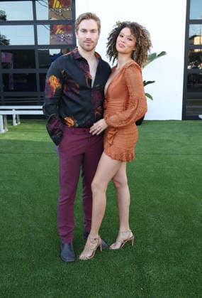 Los Angeles CA July 07: Ty Trumbo, Samantha Neyland- Trumbo. at Microhouse Films Hosts Launch Event For New Vertical Storytelling Platform held at The SRGN Studios in Los Angeles, CA. on July 07, 2026 Credit: AdMedia Los Angeles USA - ZUMAa123 20260707_zaa_a123_372 Copyright: xADx