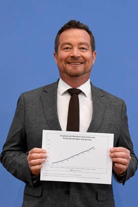 ABB BPK- Ulrich Peter Uli Groetsch, Polizeibeauftragter des Bundes beim Deutschen Bundestag bei der Veroeffentlichung des Bericht Vorstellun Bericht des Polizeibeauftragten des Bundes beim Deutschen Bundestag auf der BPK Bundespressekonferenz am 08.07.2026 in Berlin Berlin Deutschland *** ABB BPK Ulrich Peter Uli Groetsch, Federal Police Commissioner to the German Bundestag, at the presentation of the report by the Federal Police Commissioner to the German Bundestag at the BPK Federal Press Conference on July 8, 2026, in Berlin, Germany