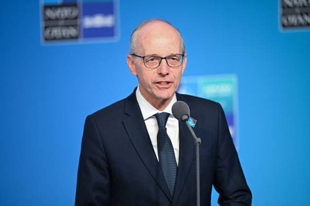 NATO Leaders Summit - North Atlantic Council Meeting - Ankara Luxembourg Prime Minister Luc Frieden attending North Atlantic Council Meeting during the second day of the 36th NATO Heads of State and Government Summit in Ankara, Turkiye on July 8, 2026. Photo by Alaxis Jumeau ABACAPRESS.COM Ankara Turkey  Copyright: xJumeauxAlexis ABACAx