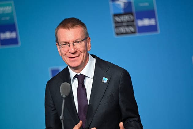 NATO Leaders Summit - North Atlantic Council Meeting - Ankara Latvia President Edgars Rinkevics attending North Atlantic Council Meeting during the second day of the 36th NATO Heads of State and Government Summit in Ankara, Turkiye on July 8, 2026. Photo by Alaxis Jumeau ABACAPRESS.COM Ankara Turkey  Copyright: xJumeauxAlexis ABACAx