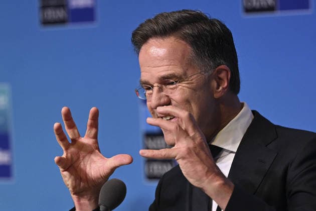 36th NATO Summit in Ankara ANKARA, TURKIYE - JULY 08: NATO Secretary General Mark Rutte makes a statement to the press ahead of the main session of the North Atlantic Council Meeting during the second day of the 36th NATO Heads of State and Government Summit in Ankara, Turkiye on July 08, 2026. Dogukan Keskinkilic Anadolu Ankara Turkey. Editorial use only. Please get in touch for any other usage.  Copyright: x2026xAnadoluxDogukanxKeskinkilicx