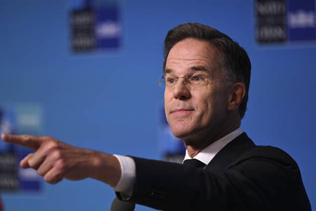 36th NATO Summit in Ankara ANKARA, TURKIYE - JULY 08: NATO Secretary General Mark Rutte makes a statement to the press ahead of the main session of the North Atlantic Council Meeting during the second day of the 36th NATO Heads of State and Government Summit in Ankara, Turkiye on July 08, 2026. Dogukan Keskinkilic Anadolu Ankara Turkey. Editorial use only. Please get in touch for any other usage.  Copyright: x2026xAnadoluxDogukanxKeskinkilicx