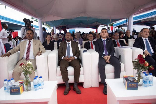 The Recep Tayyip Erdogan Faculty of Health Sciences held its graduation ceremony in Somalia MOGADISHU, SOMALIA - JULY 8: Graduates attend a commencement ceremony at Mogadishu Recep Tayyip Erdogan Faculty of Health Sciences, affiliated with the University of Health Sciences, in Mogadishu, Somalia, on July 8, 2026. Somalia Minister of Culture and Tourism Abdifitah Kasim Mohamud, Somalia Minister of Health and Human Services Dr. Ali Haji Aden, along with representatives of civil society organizations from Turkiye and Somalia, academics, students and parents, attend the ceremony. Abuukar Mohamed Muhidin Anadolu Mogadishu Somalia. Editorial use only. Please get in touch for any other usage.  Copyright: x2026xAnadoluxAbuukarxMohamedxMuhidinx