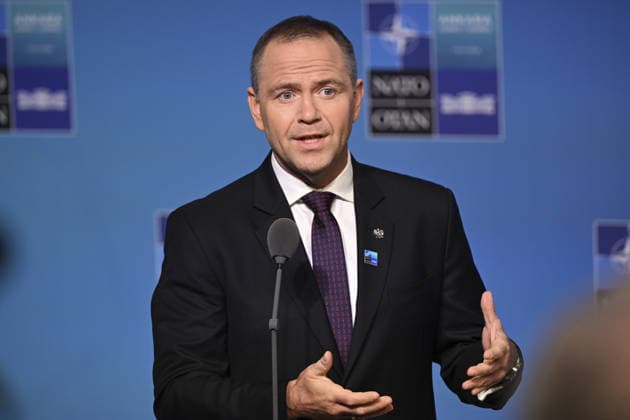 36th NATO Summit in Ankara ANKARA, TURKIYE - JULY 08: Polish President Karol Nawrocki makes a statement to the press ahead of the main session of the North Atlantic Council Meeting during the second day of the 36th NATO Heads of State and Government Summit in Ankara, Turkiye on July 08, 2026. Dogukan Keskinkilic Anadolu Ankara Turkey. Editorial use only. Please get in touch for any other usage.  Copyright: x2026xAnadoluxDogukanxKeskinkilicx