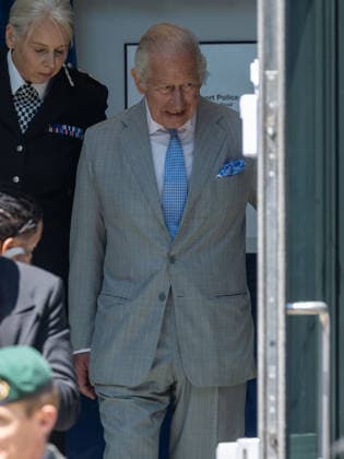 July 8, 2026, London, England, United Kingdom: King CHARLES III leaves British Transport Police headquarters in central London after officially opening the building. London United Kingdom  - ZUMAs262 20260708_zip_s262_001 Copyright: xTayfunxSalcix