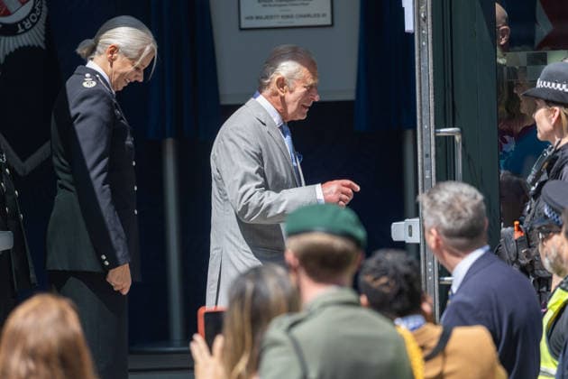 July 8, 2026, London, England, United Kingdom: King CHARLES III leaves British Transport Police headquarters in central London after officially opening the building. London United Kingdom  - ZUMAs262 20260708_zip_s262_006 Copyright: xTayfunxSalcix