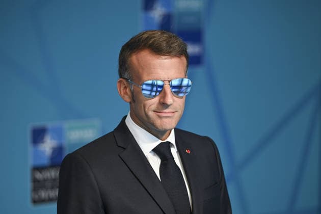 36th NATO Summit in Ankara ANKARA, TURKIYE - JULY 8: French President Emmanuel Macron speaks to the media following the 36th NATO Heads of State and Government Summit in Ankara, Turkiye, on July 8, 2026. Harun Ozalp Anadolu Ankara Turkey. Editorial use only. Please get in touch for any other usage.  Copyright: x2026xAnadoluxHarunxOzalpx