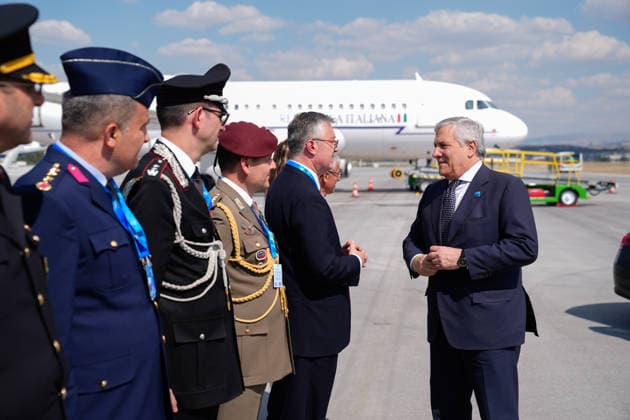 36th NATO Summit in Ankara ANKARA, TURKIYE - JULY 08: Italian Foreign Minister Antonio Tajani departs from Ankara Airport following the 36th NATO Summit in Ankara, Turkiye, on July 8, 2026. Osmancan Gurdogan Anadolu Ankara Turkey. Editorial use only. Please get in touch for any other usage.  Copyright: x2026xAnadoluxOsmancanxGurdoganx