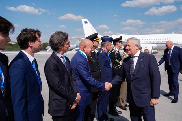 36th NATO Summit in Ankara ANKARA, TURKIYE - JULY 08: Italian Foreign Minister Antonio Tajani departs from Ankara Airport following the 36th NATO Summit in Ankara, Turkiye, on July 8, 2026. Osmancan Gurdogan Anadolu Ankara Turkey. Editorial use only. Please get in touch for any other usage.  Copyright: x2026xAnadoluxOsmancanxGurdoganx