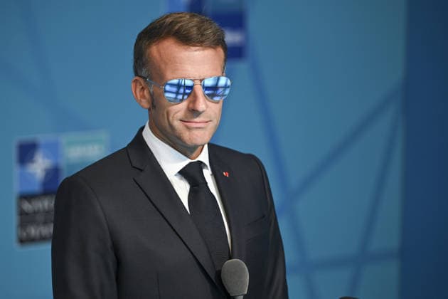 36th NATO Summit in Ankara ANKARA, TURKIYE - JULY 8: French President Emmanuel Macron speaks to the media following the 36th NATO Heads of State and Government Summit in Ankara, Turkiye, on July 8, 2026. Harun Ozalp Anadolu Ankara Turkey. Editorial use only. Please get in touch for any other usage.  Copyright: x2026xAnadoluxHarunxOzalpx