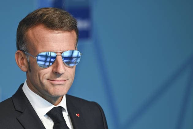 36th NATO Summit in Ankara ANKARA, TURKIYE - JULY 8: French President Emmanuel Macron speaks to the media following the 36th NATO Heads of State and Government Summit in Ankara, Turkiye, on July 8, 2026. Harun Ozalp Anadolu Ankara Turkey. Editorial use only. Please get in touch for any other usage.  Copyright: x2026xAnadoluxHarunxOzalpx