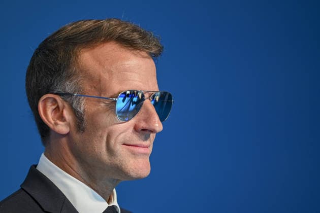 36th NATO Summit in Ankara ANKARA, TURKIYE - JULY 8: French President Emmanuel Macron speaks to the media following the 36th NATO Heads of State and Government Summit in Ankara, Turkiye, on July 8, 2026. Harun Ozalp Anadolu Ankara Turkey. Editorial use only. Please get in touch for any other usage.  Copyright: x2026xAnadoluxHarunxOzalpx