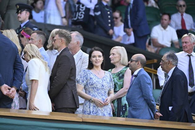 Tennis - Wimbledon 2026 - ITF - The Championships - 08 07 2026 - Tennis - Wimbledon 2026 - ITF - The Championships - 08 07 2026 - Melanie de Massy Presidente du Monte Carlo Country Club dans la Royal Box - Monaco London  Copyright: xChryslenexCaillaud Psnewzx