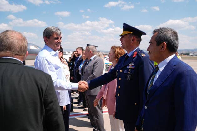 36th NATO Summit in Ankara ANKARA, TURKIYE - JULY 8: Montenegrin Foreign Minister Ervin Ibrahimovic departs from Ankara Airport following the 36th NATO Summit of Heads of State and Government in Ankara, Turkiye, on July 8, 2026. Osmancan Gurdogan Anadolu Ankara Turkey. Editorial use only. Please get in touch for any other usage.  Copyright: x2026xAnadoluxOsmancanxGurdoganx