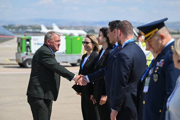 36th NATO Summit in Ankara ANKARA, TURKIYE - JULY 8: Danish Foreign Minister Lars Lokke Rasmussen departs from Ankara Airport following the 36th NATO Heads of State and Government Summit in Ankara, Turkiye, on July 8, 2026. Muhammed Abdullah Kurtar Anadolu Ankara Turkey. Editorial use only. Please get in touch for any other usage.  Copyright: x2026xAnadoluxMuhammedxAbdullahxKurtarx