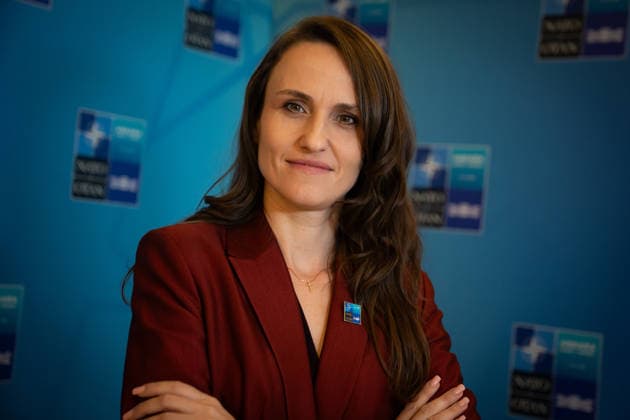 36th NATO Summit in Ankara ANKARA, TURKIYE - JULY 8: Romanian Foreign Minister Oana Toiu, who is in Ankara for the 36th NATO Heads of State and Government Summit, speaks during an exclusive interview about the NATO Summit and Romania-Turkiye relations in Ankara, Turkiye, on July 8, 2026. Ahmet Serdar Eser Anadolu Ankara Turkey. Editorial use only. Please get in touch for any other usage.  Copyright: x2026xAnadoluxAhmetxSerdarxEserx