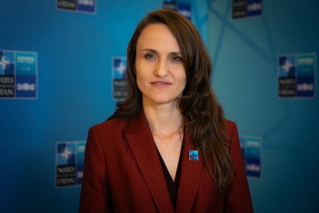 36th NATO Summit in Ankara ANKARA, TURKIYE - JULY 8: Romanian Foreign Minister Oana Toiu, who is in Ankara for the 36th NATO Heads of State and Government Summit, speaks during an exclusive interview about the NATO Summit and Romania-Turkiye relations in Ankara, Turkiye, on July 8, 2026. Ahmet Serdar Eser Anadolu Ankara Turkey. Editorial use only. Please get in touch for any other usage.  Copyright: x2026xAnadoluxAhmetxSerdarxEserx