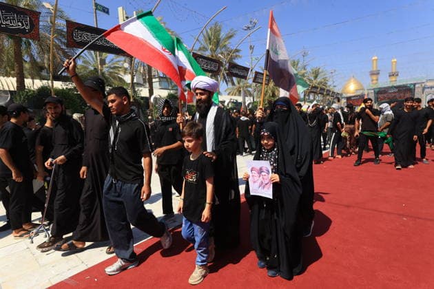 Farewell ceremony for Iran s former leader Khamenei in Karbala KARBALA, IRAQ - JULY 08: Thousands of people carrying posters of Iran s former Supreme Leader Ali Khamenei and flags gather near the Imam Hussein Shrine in Karbala, Iraq, to attend the farewell ceremony for Khamenei, who was killed in the U.S.-Israeli attacks, on July 8, 2026. Murtadha Al-Sudani Anadolu Karbala Iraq. Editorial use only. Please get in touch for any other usage.  Copyright: x2026xAnadoluxMurtadhaxAl-Sudanix
