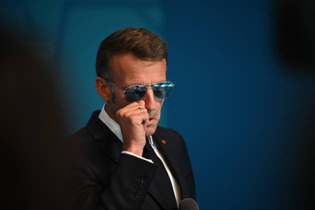NATO Ankara Summit ANKARA, TURKIYE - JULY 8: French President Emmanuel Macron speaks to press following the 36th NATO Heads of State and Government Summit in Ankara, Turkiye, on July 8, 2026. Harun Ozalp Anadolu Ankara Turkey. Editorial use only. Please get in touch for any other usage.  Copyright: x2026xAnadoluxHarunxOzalpx