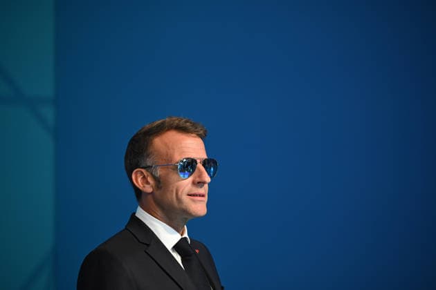 NATO Ankara Summit ANKARA, TURKIYE - JULY 8: French President Emmanuel Macron speaks to press following the 36th NATO Heads of State and Government Summit in Ankara, Turkiye, on July 8, 2026. Harun Ozalp Anadolu Ankara Turkey. Editorial use only. Please get in touch for any other usage.  Copyright: x2026xAnadoluxHarunxOzalpx