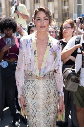 PFW - Elie Saab Arrivals Olivia Palermo attending the Elie Saab Haute Couture Fall Winter 2026 2027 show as part of Paris Fashion Week in Paris, France on July 08, 2026. Photo by Laurent Zabulon ABACAPRESS.COM  Copyright: xZabulonxLaurent ABACAx
