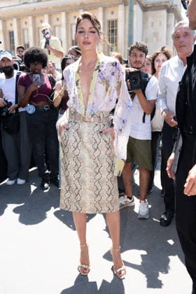 PFW - Elie Saab Arrivals Olivia Palermo attending the Elie Saab Haute Couture Fall Winter 2026 2027 show as part of Paris Fashion Week in Paris, France on July 08, 2026. Photo by Laurent Zabulon ABACAPRESS.COM  Copyright: xZabulonxLaurent ABACAx