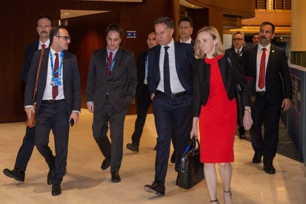NATO Ankara Summit ANKARA, TURKIYE - JULY 8: NATO Secretary General Mark Rutte departs following a press conference held as part of the 36th NATO Heads of State and Government Summit in Ankara, Turkiye, on July 8, 2026. Ismail Aslandag Anadolu Ankara Turkey. Editorial use only. Please get in touch for any other usage.  Copyright: x2026xAnadoluxIsmailxAslandagx