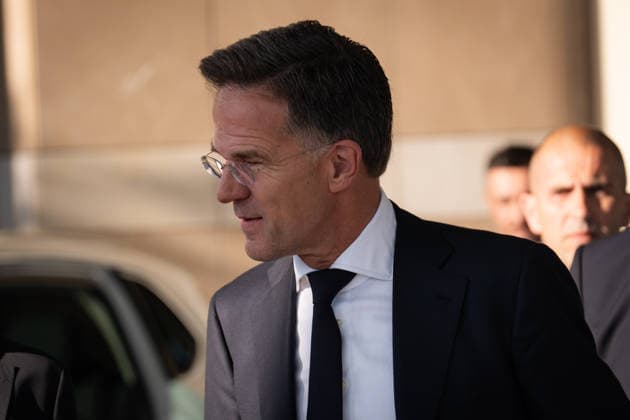 NATO Ankara Summit ANKARA, TURKIYE - JULY 8: NATO Secretary General Mark Rutte departs following a press conference held as part of the 36th NATO Heads of State and Government Summit in Ankara, Turkiye, on July 8, 2026. Ahmet Serdar Eser Anadolu Ankara Turkey. Editorial use only. Please get in touch for any other usage.  Copyright: x2026xAnadoluxAhmetxSerdarxEserx