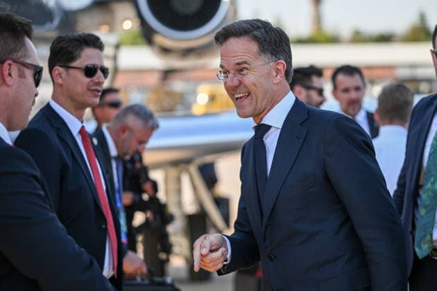 NATO Ankara Summit ANKARA, TURKIYE - JULY 08: NATO Secretary General Mark Rutte departs from Ankara Airport following the 36th NATO Summit in Ankara, Turkiye, on July 8, 2026. Abdullah Guclu Anadolu Ankara Turkey. Editorial use only. Please get in touch for any other usage.  Copyright: x2026xAnadoluxAbdullahxGuclux