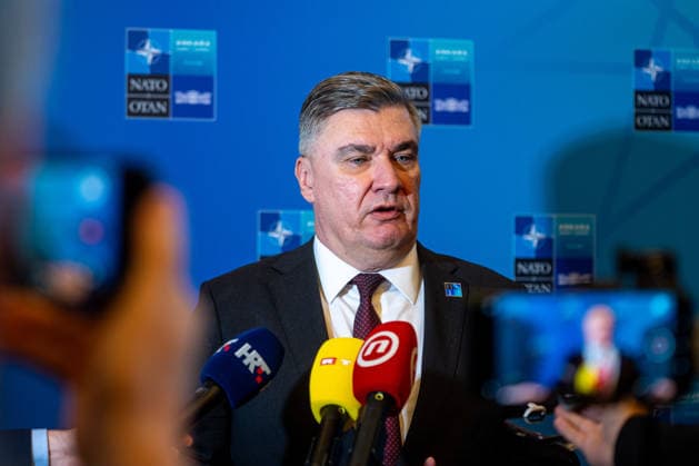 NATO Ankara Summit ANKARA, TURKIYE - JULY 08: Croatian President Zoran Milanovic answers questions from journalists at the Presidential Complex during the 36th NATO Summit in Ankara, Turkiye, on July 8, 2026. Omer Taha Cetin Anadolu Ankara Turkey. Editorial use only. Please get in touch for any other usage.  Copyright: x2026xAnadoluxOmerxTahaxCetinx