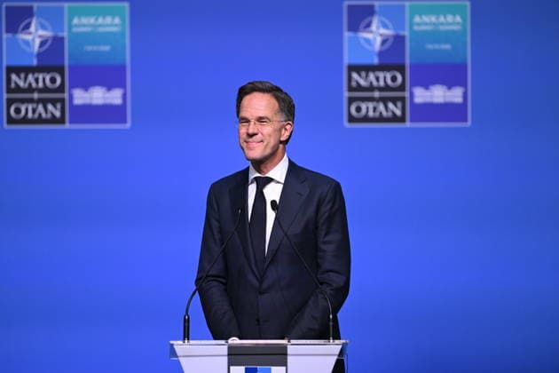 NATO Ankara Summit ANKARA, TURKIYE - JULY 8: NATO Secretary General Mark Rutte holds a press conference after the main session of the North Atlantic Council Meeting, which brought together heads of state and government on the second day of the NATO Ankara Summit in Ankara, Turkiye, on July 8, 2026. Rasit Aydogan Anadolu Ankara Turkey. Editorial use only. Please get in touch for any other usage.  Copyright: x2026xAnadoluxRasitxAydoganx
