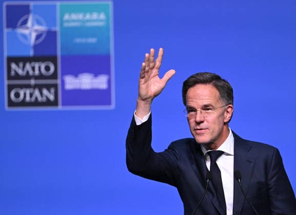 NATO Ankara Summit ANKARA, TURKIYE - JULY 8: NATO Secretary General Mark Rutte holds a press conference after the main session of the North Atlantic Council Meeting, which brought together heads of state and government on the second day of the NATO Ankara Summit in Ankara, Turkiye, on July 8, 2026. Rasit Aydogan Anadolu Ankara Turkey. Editorial use only. Please get in touch for any other usage.  Copyright: x2026xAnadoluxRasitxAydoganx