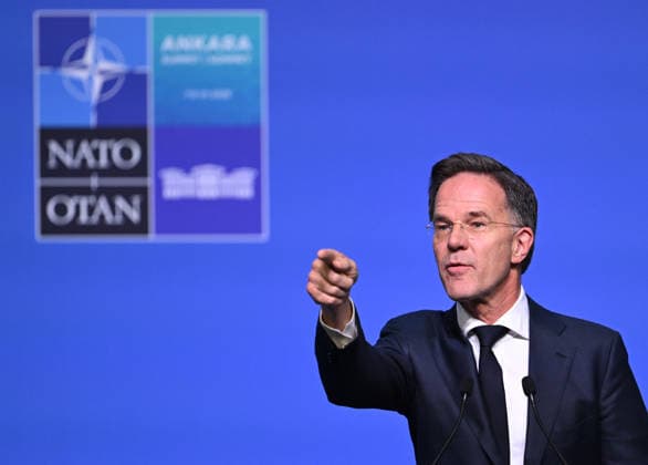 NATO Ankara Summit ANKARA, TURKIYE - JULY 8: NATO Secretary General Mark Rutte holds a press conference after the main session of the North Atlantic Council Meeting, which brought together heads of state and government on the second day of the NATO Ankara Summit in Ankara, Turkiye, on July 8, 2026. Rasit Aydogan Anadolu Ankara Turkey. Editorial use only. Please get in touch for any other usage.  Copyright: x2026xAnadoluxRasitxAydoganx