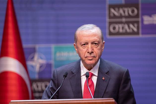 July 8, 2026, Ankara, Turkey: Turkish President Recep Tayyip Erdogan delivers a speech during the NATO Summit in Ankara, Turkey. Ankara Turkey - ZUMAl194 20260708_zip_l194_047 Copyright: xMarekxLadzinskix